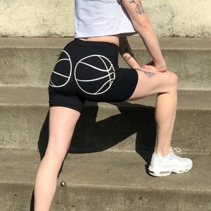 super rare Fashion Brand Company LA City Municipal Dance Squad bike shorts